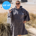 Zip Up Grey