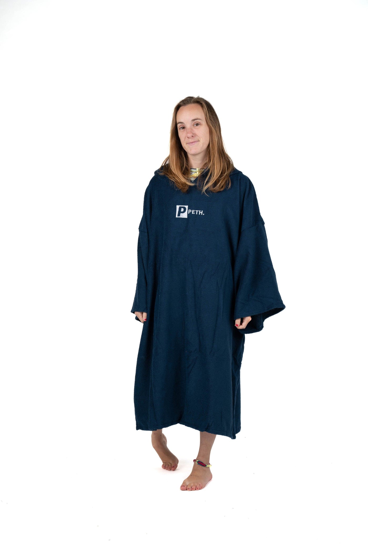 Limited edition Premium Microfibre Oversized Changing Poncho / Robe - Navy Blue
