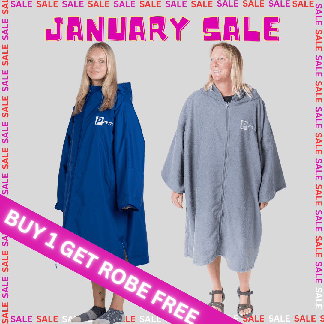 Sale Waterproof Robe + Free Towel Robe
