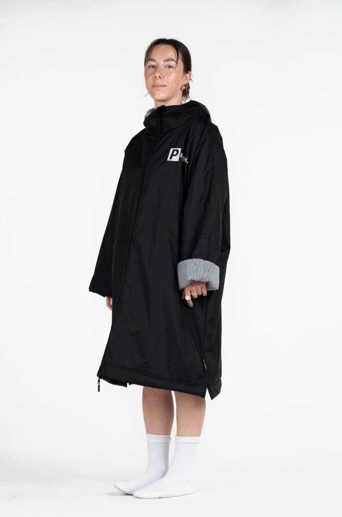 Waterproof Outdoor Changing Robe - BLACK