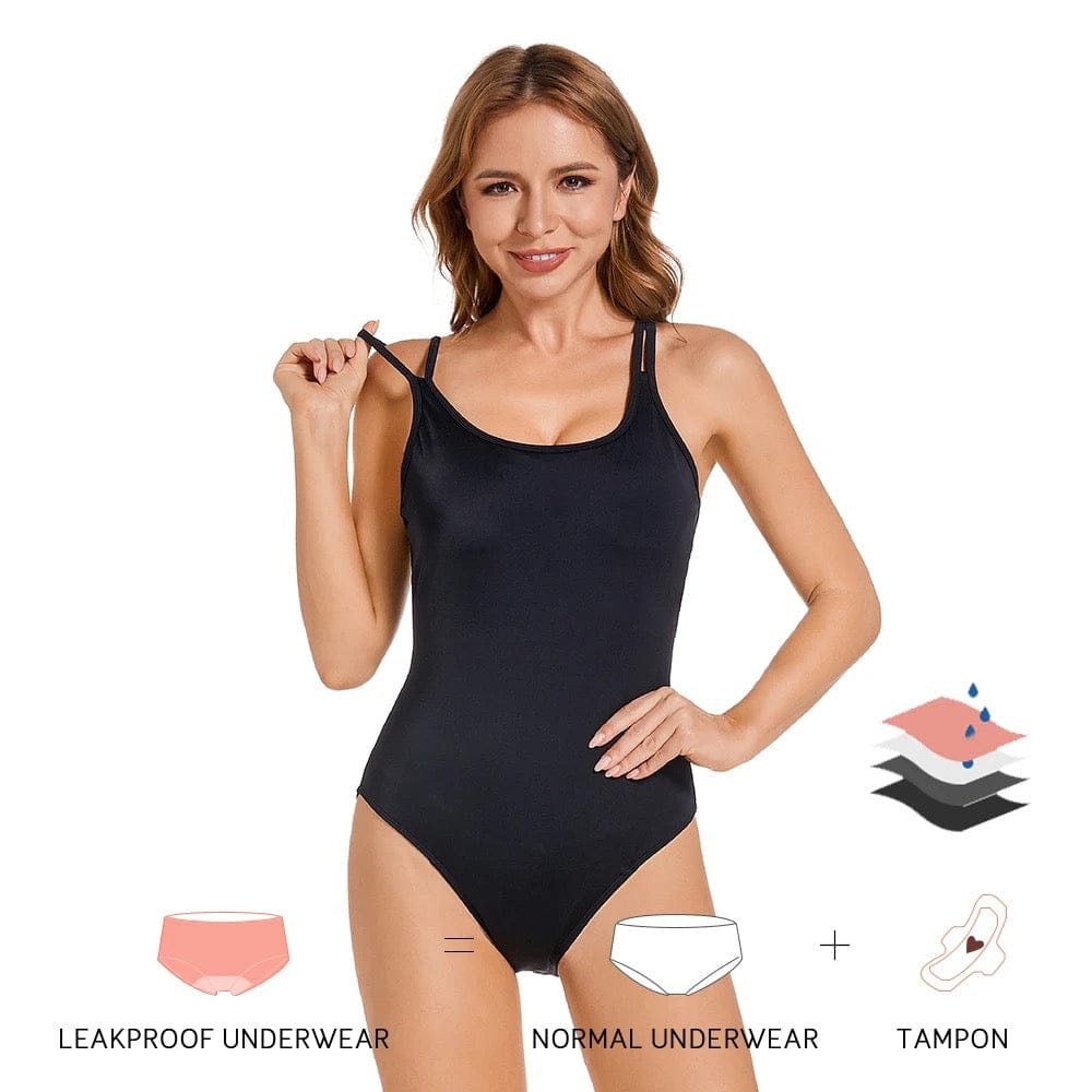 Period Safe One Piece Swimsuit