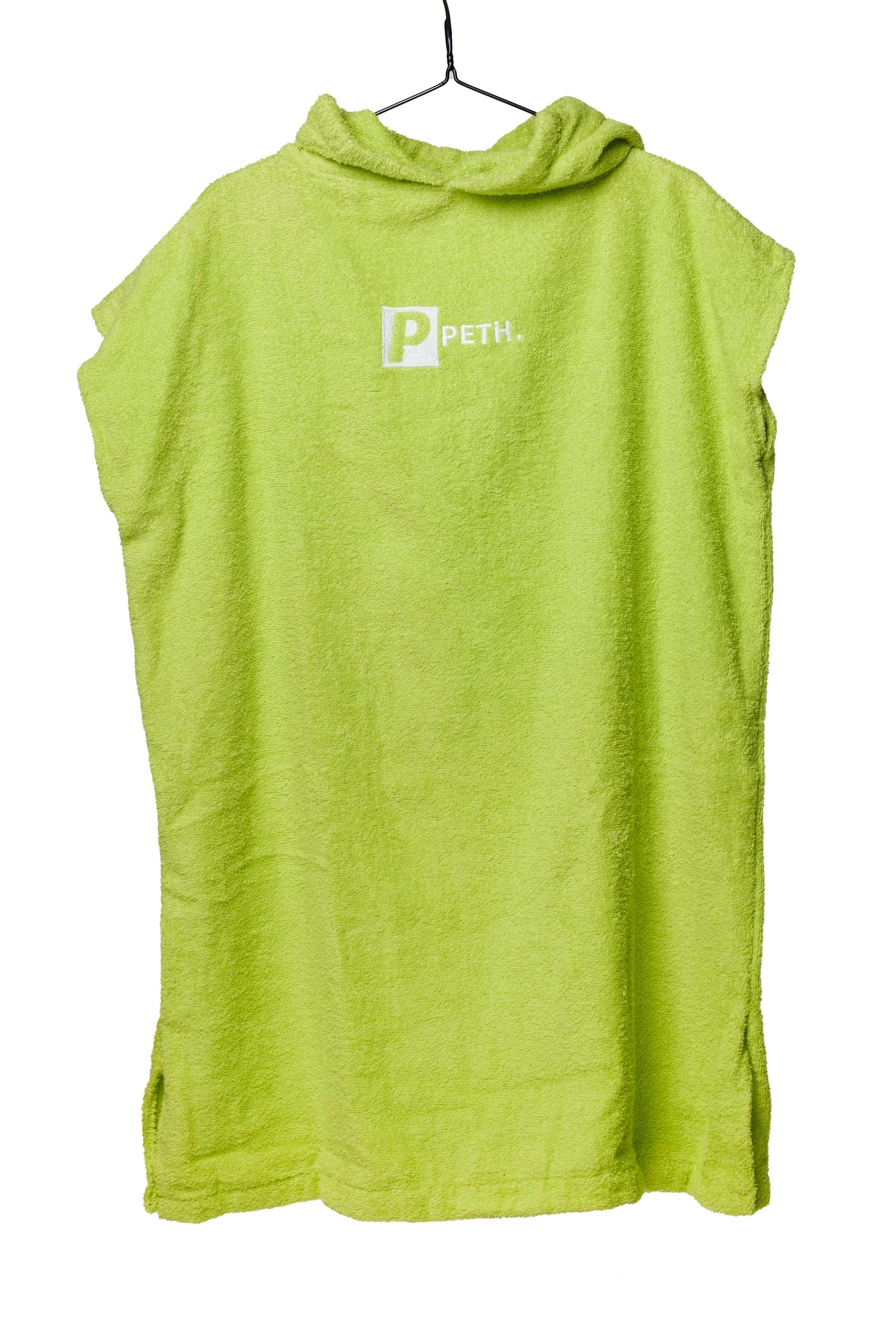 Premium Lime Green Children’s Cotton Towel Changing Robe - Poncho