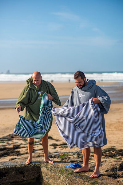 Towel Changing Robe & Travel Towel Bundle