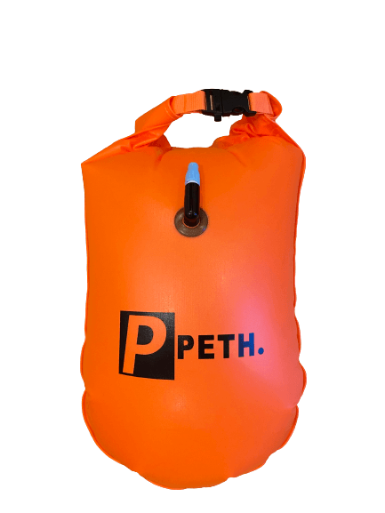 Tow float / Dry Bag - Hot Orange