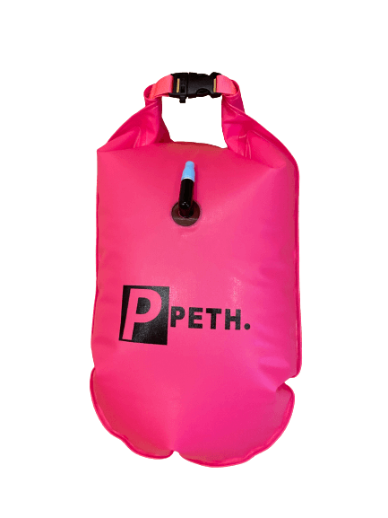 Tow float / Dry Bag - Hot Pink