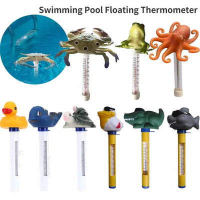 Floating temperature thermometer gage